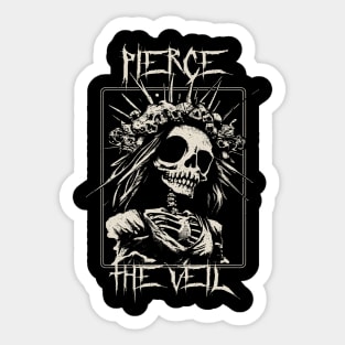 pierce bride skeleton Sticker